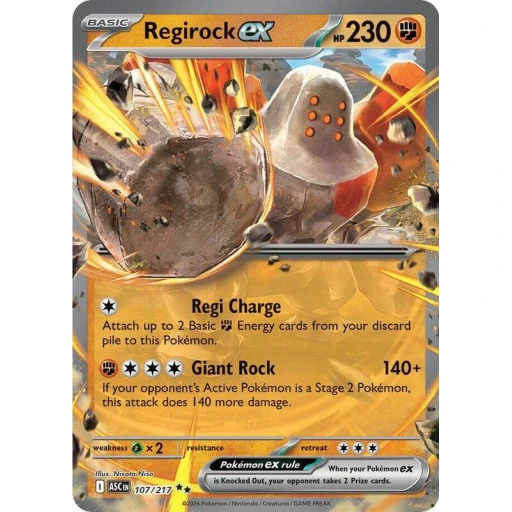 ME: Ascended Heroes - 107/217 - Regirock ex