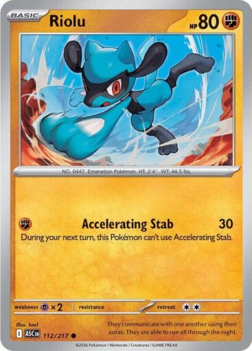 ME: Ascended Heroes - 112/217 - Riolu