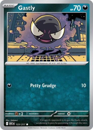 ME: Ascended Heroes - 123/217 - Gastly