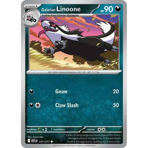 ME: Ascended Heroes - 131/217 - Galarian Linoone