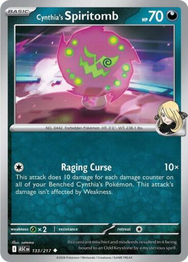 ME: Ascended Heroes - 133/217 - Cynthia's Spiritomb