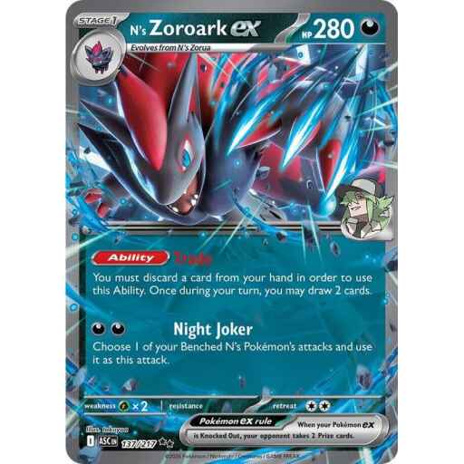 ME: Ascended Heroes - 137/217 - N's Zoroark ex