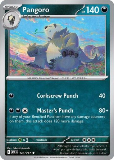 ME: Ascended Heroes - 140/217 - Pangoro