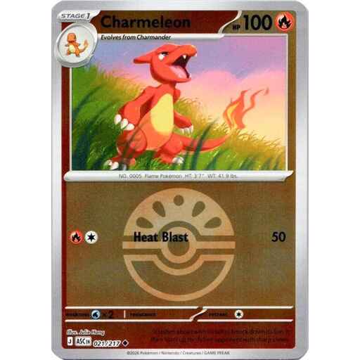 ME: Ascended Heroes - 021/217 - Charmeleon (Friend Ball) - Reverse Holo