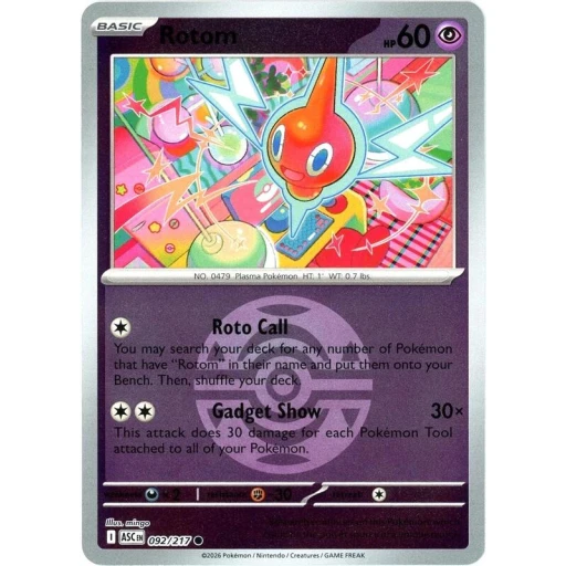 ME: Ascended Heroes - 092/217 - Rotom (Dusk Ball) - Reverse Holo