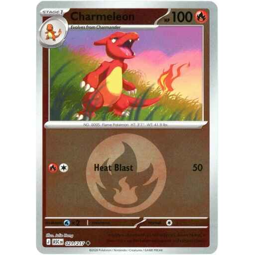 ME: Ascended Heroes - 021/217 - Charmeleon (Energy Symbol Pattern) - Reverse Holo