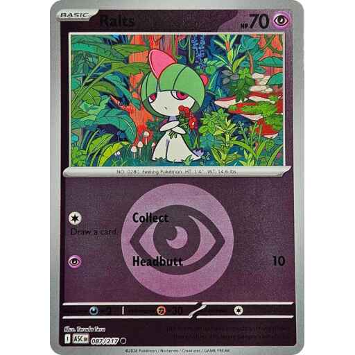 ME: Ascended Heroes - 087/217 - Ralts (Energy Symbol Pattern) - Reverse Holo