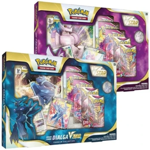 Pokemon Origin Forme Palkia + Dialga VSTAR Premium Collection