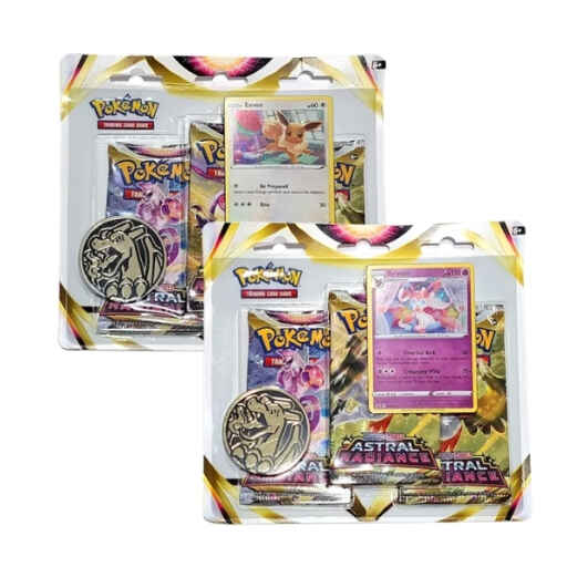 Alternative view of Pokemon Astral Radiance 3-pk Blister [Random Art]