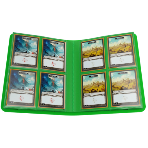 Alternative view of Gamegenic - Casual Album 8-Pocket Green