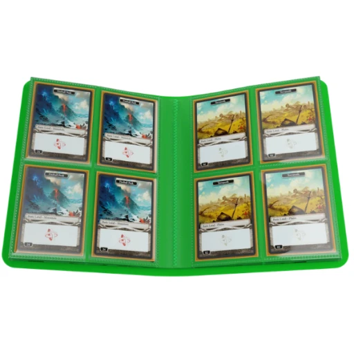 Alternative view of Gamegenic - Casual Album 8-Pocket Green