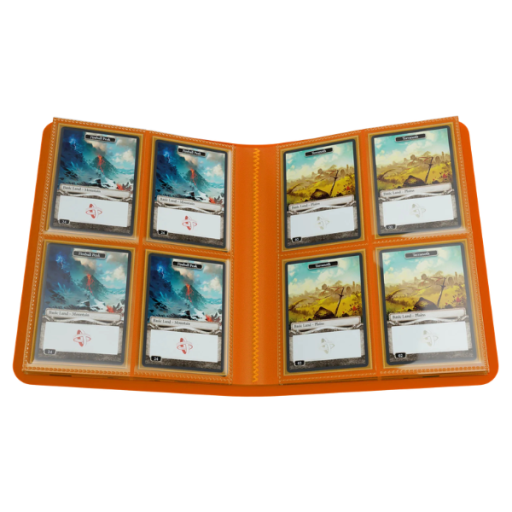 Alternative view of Gamegenic - Casual Album 8-Pocket Orange