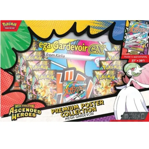 Pokemon Ascended Heroes Premium Poster Collection - Mega Gardevoir ex