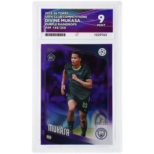 ACE 9 Mint - 2025-26 Topps Uefa Club Competitions Divine Mukasa #49