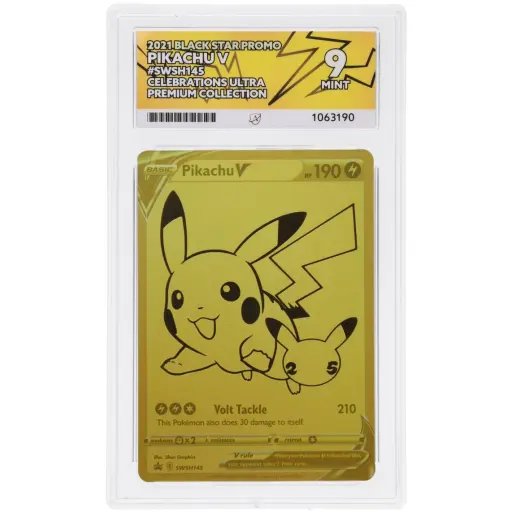 ACE 9 Mint - 2021 Pokemon Black Star Promo Pikachu V #SWSH145