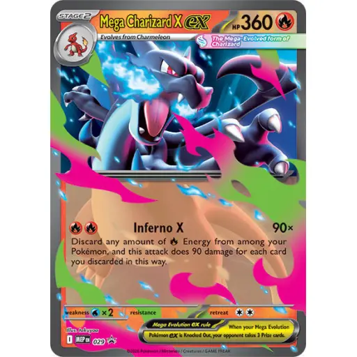 ME: Mega Evolution Promo - 029 - Mega Charizard X ex - 029