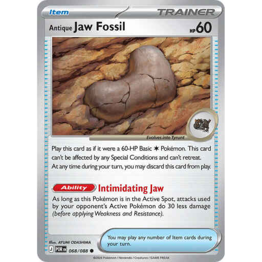 ME03: Perfect Order - 068/088 - Antique Jaw Fossil - Reverse Holo