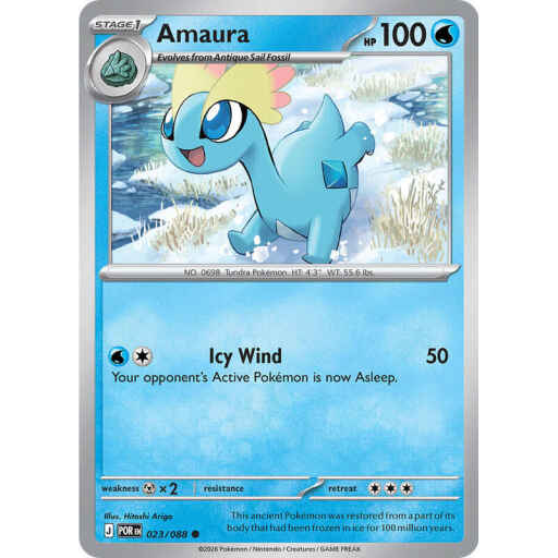 ME03: Perfect Order - 023/088 - Amaura - Reverse Holo