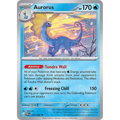 ME03: Perfect Order - 024/088 - Aurorus - Reverse Holo