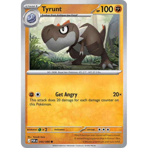 ME03: Perfect Order - 044/088 - Tyrunt - Reverse Holo
