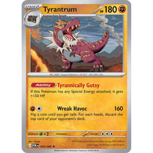 ME03: Perfect Order - 045/088 - Tyrantrum - Reverse Holo