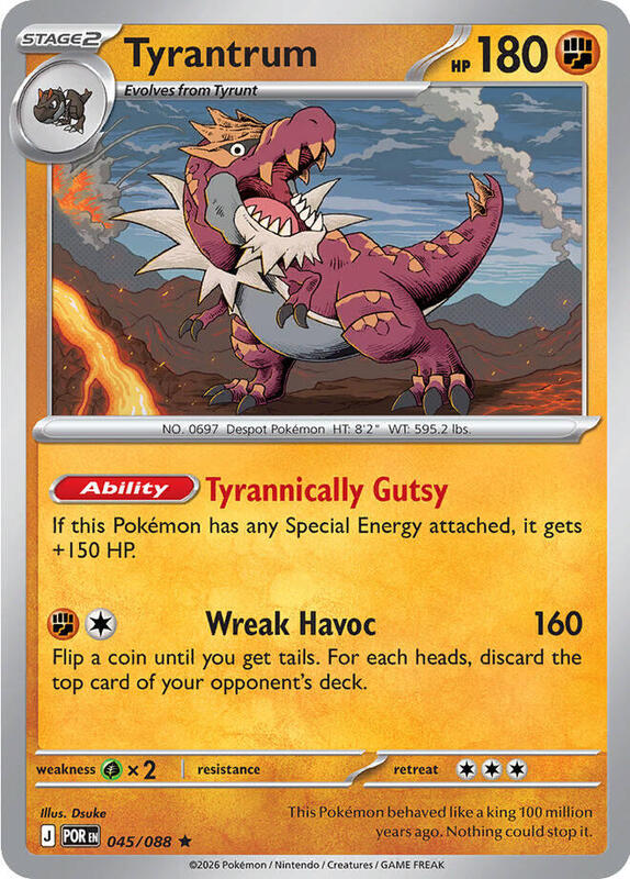 ME03: Perfect Order - 045/088 - Tyrantrum - Reverse Holo