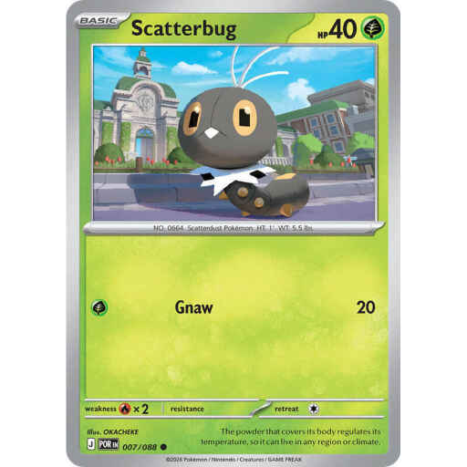 ME03: Perfect Order - 007/088 - Scatterbug - Reverse Holo