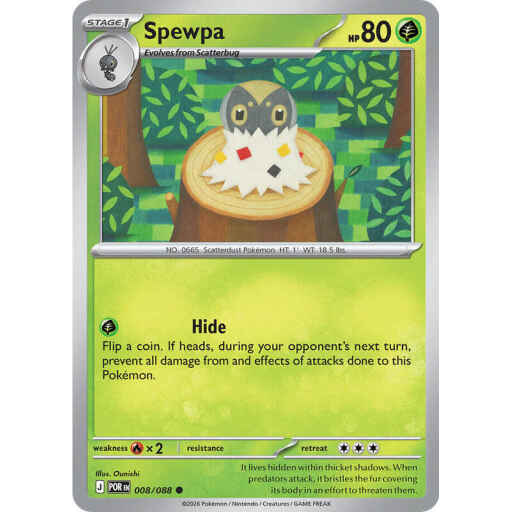 ME03: Perfect Order - 008/088 - Spewpa - Reverse Holo