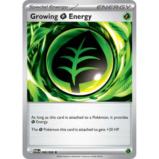 ME03: Perfect Order - 086/088 - Growing Grass Energy - Reverse Holo