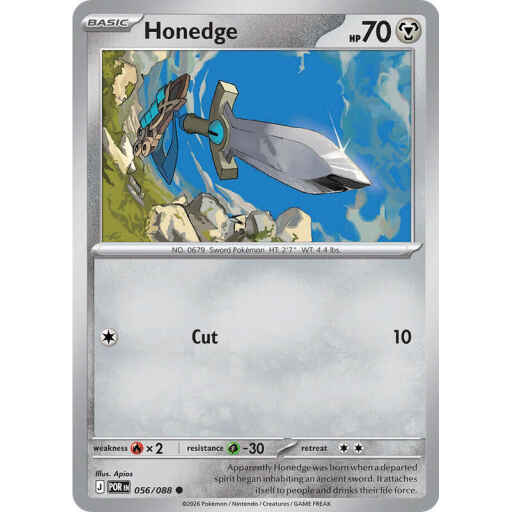ME03: Perfect Order - 056/088 - Honedge - Reverse Holo