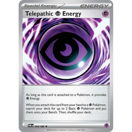 ME03: Perfect Order - 088/088 - Telepathic Psychic Energy - Reverse Holo