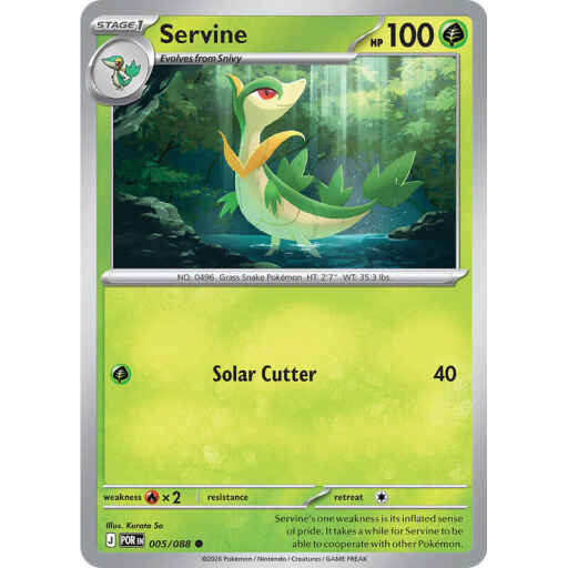 ME03: Perfect Order - 005/088 - Servine - Reverse Holo