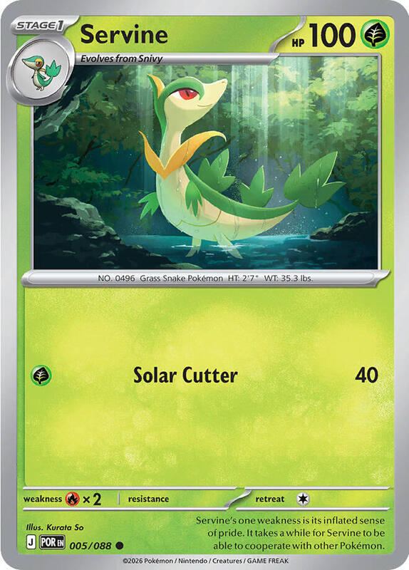 ME03: Perfect Order - 005/088 - Servine - Reverse Holo