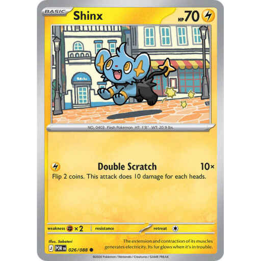 ME03: Perfect Order - 026/088 - Shinx - Reverse Holo