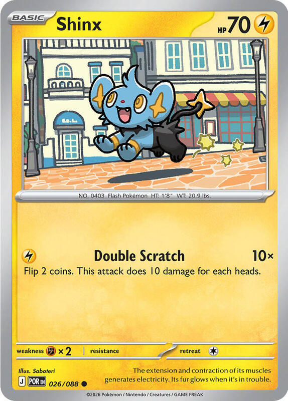 ME03: Perfect Order - 026/088 - Shinx - Reverse Holo
