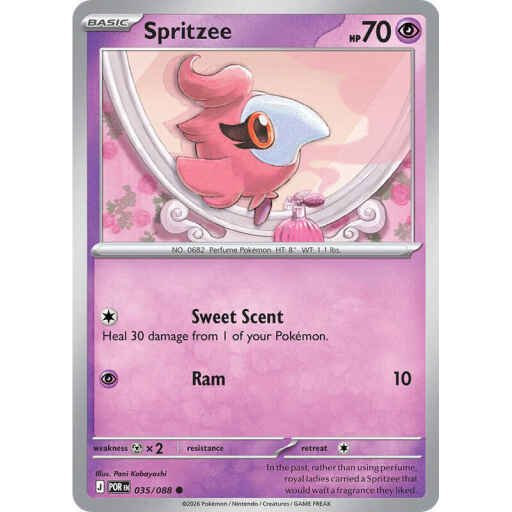 ME03: Perfect Order - 035/088 - Spritzee - Reverse Holo