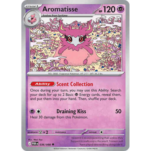 ME03: Perfect Order - 036/088 - Aromatisse - Reverse Holo