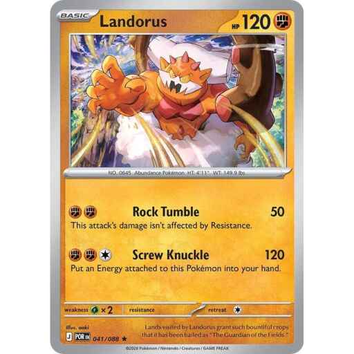 ME03: Perfect Order - 041/088 - Landorus - Reverse Holo