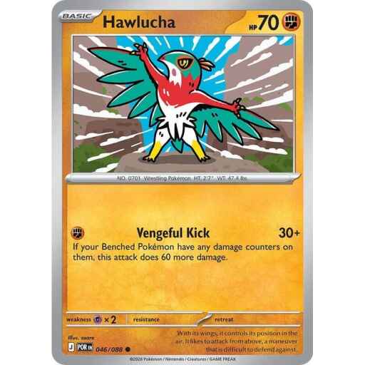 ME03: Perfect Order - 046/088 - Hawlucha - Reverse Holo