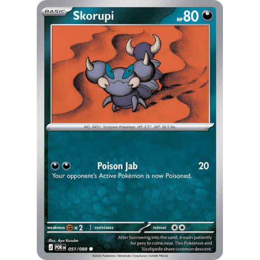 ME03: Perfect Order - 051/088 - Skorupi - Reverse Holo