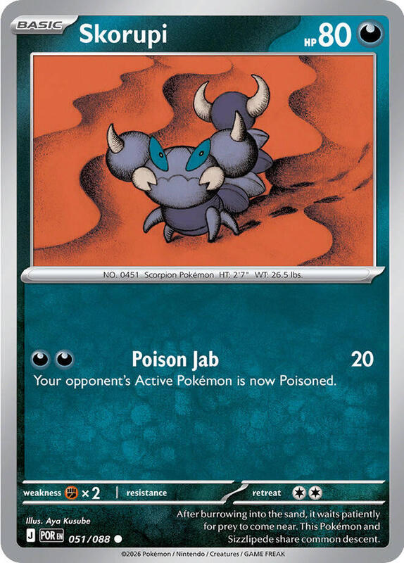 ME03: Perfect Order - 051/088 - Skorupi - Reverse Holo