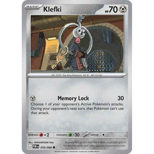 ME03: Perfect Order - 059/088 - Klefki - Reverse Holo