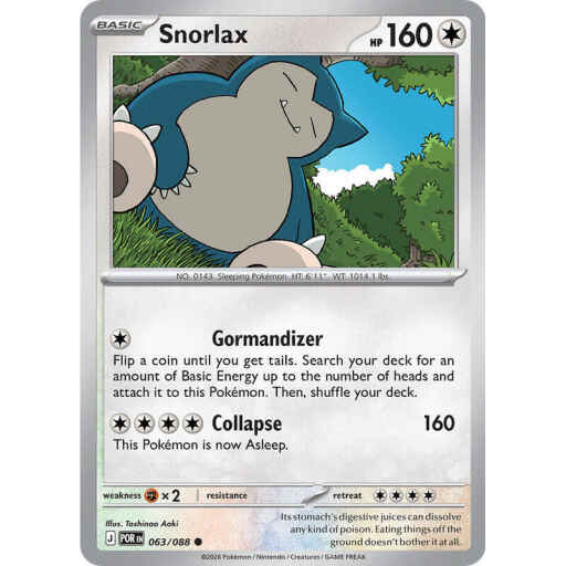 ME03: Perfect Order - 063/088 - Snorlax - Reverse Holo