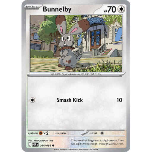 ME03: Perfect Order - 064/088 - Bunnelby - Reverse Holo