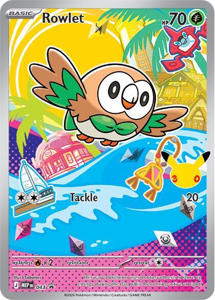 ME: Mega Evolution Promo - 043 - Rowlet - 043