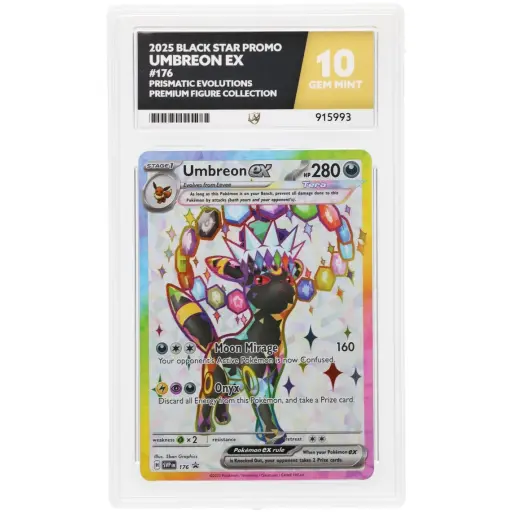 ACE 10 Gem Mint - 2025 Pokemon Black Star Promo Umbreon Ex #176