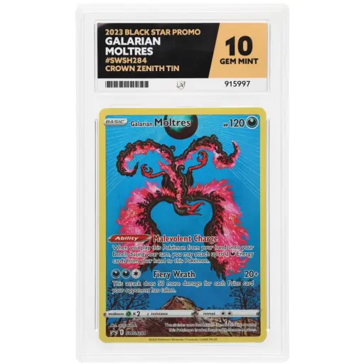ACE 10 Gem Mint - 2023 Pokemon Black Star Promo Galarian Moltres #SWSH284