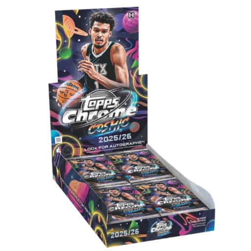 [Rip & Ship Exclusive] 2025-26 Topps Chrome Cosmic Basketball Hobby Box [Skip The Line]