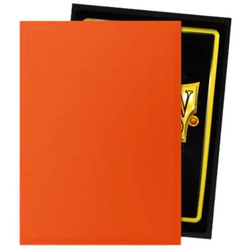 Alternative view of Dragon Shield Standard Matte Dual Sleeves - Ember