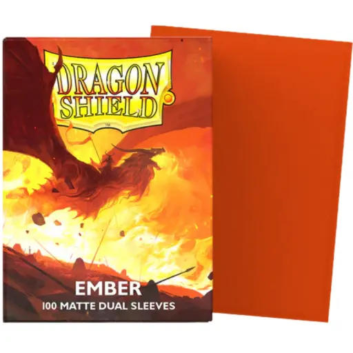 Dragon Shield Standard Matte Dual Sleeves - Ember